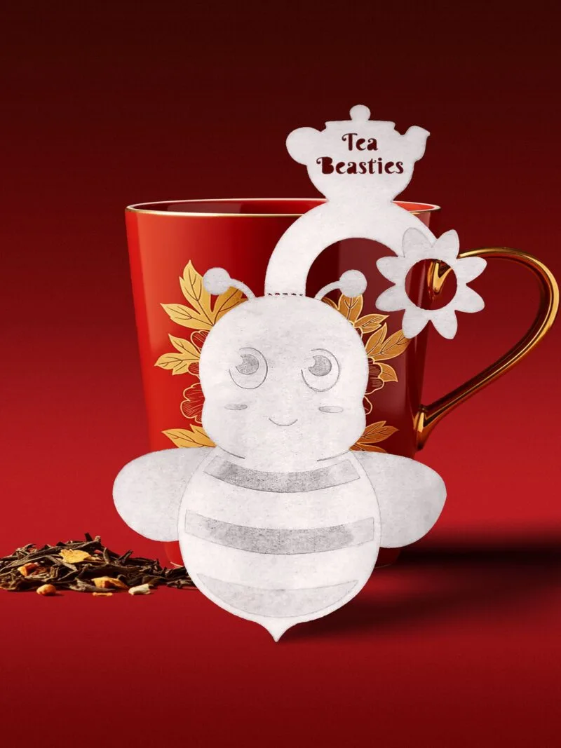 Bee Shaped Handmade Custom Tea Bag