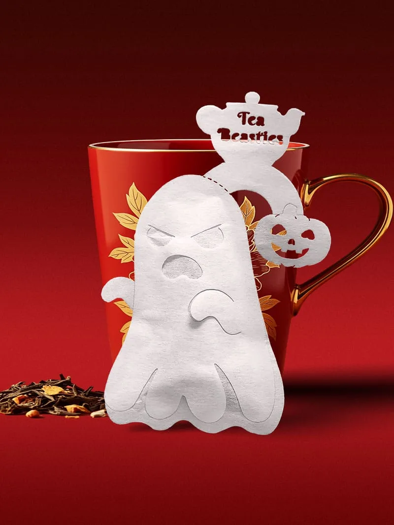 Halloween Ghost Shaped Handmade Custom Tea Bag