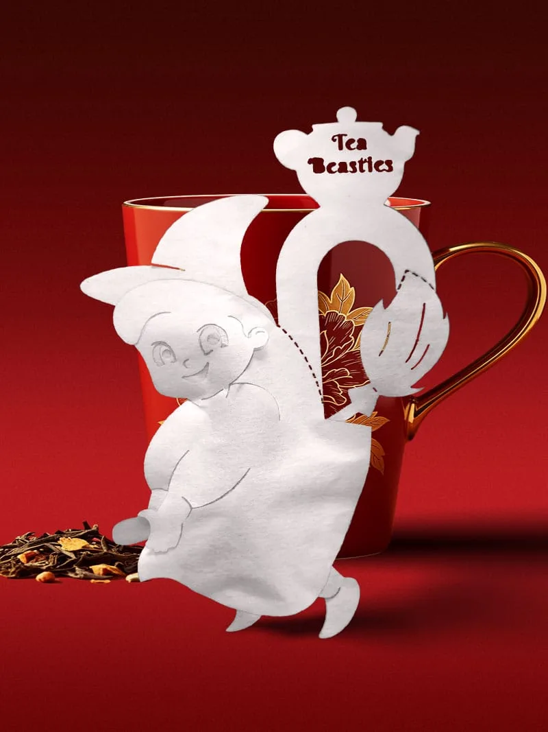 Halloween Witch Shaped Handmade Custom Tea Bag