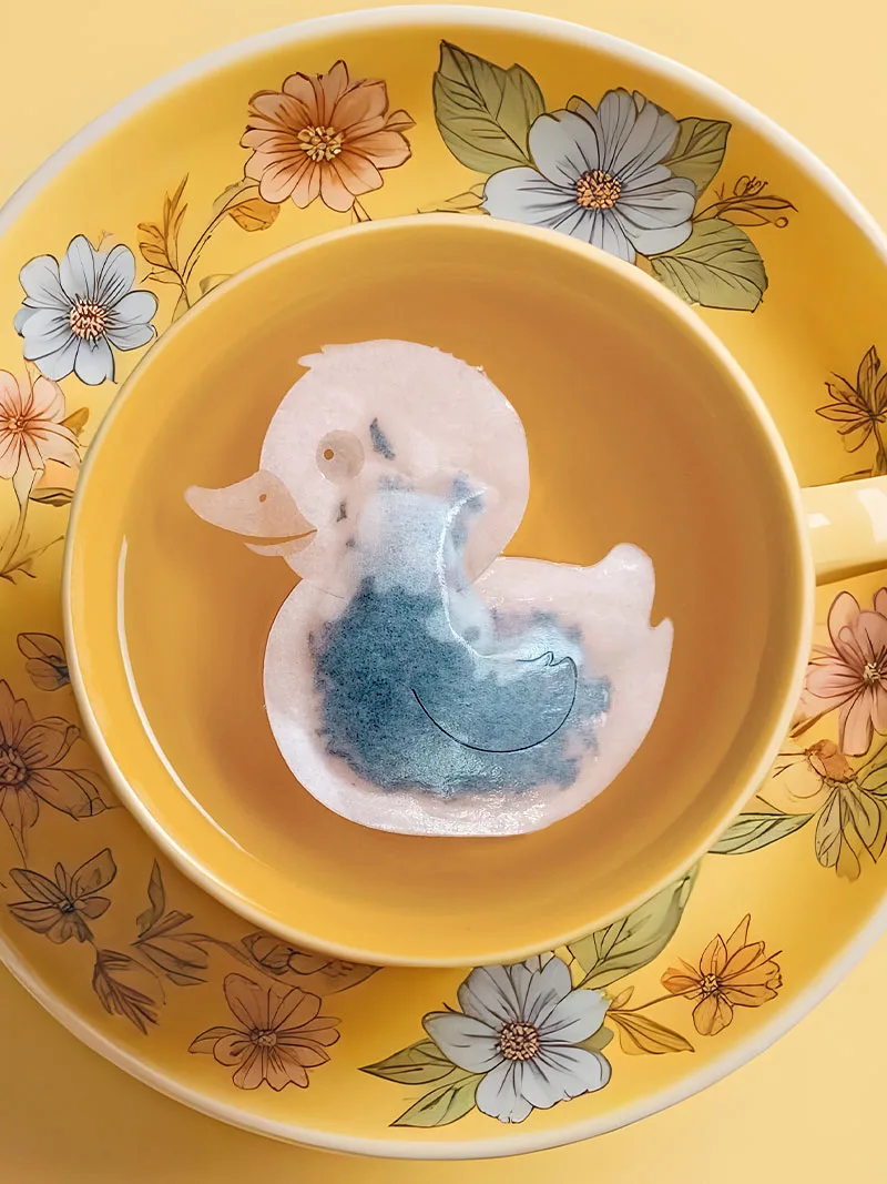 Alternative view of Duck Shaped Handmade Custom Tea Bag