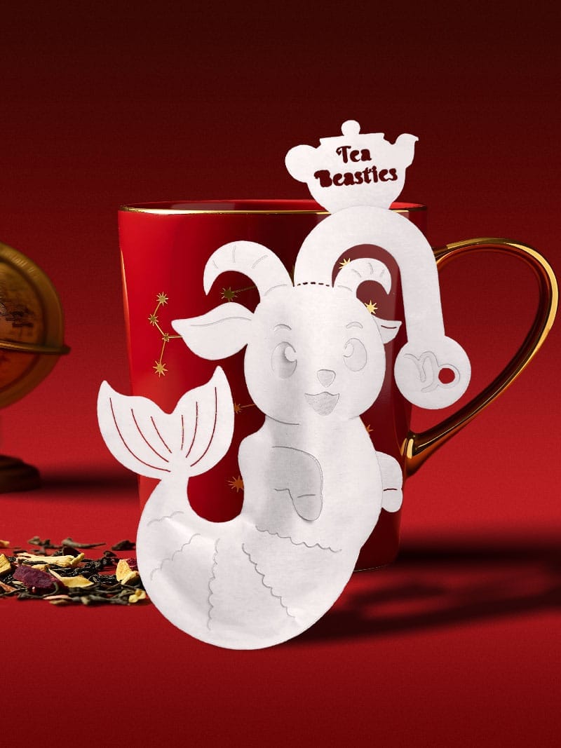 Horoscope Capricorn Zodiac Handmade Custom Tea Bag