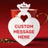 Custom Message Heart Shaped Personalized Handmade Tea Bag