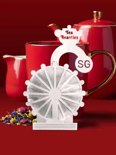 Alternative view of Singapore Flyer Shaped Handmade Tea Bag