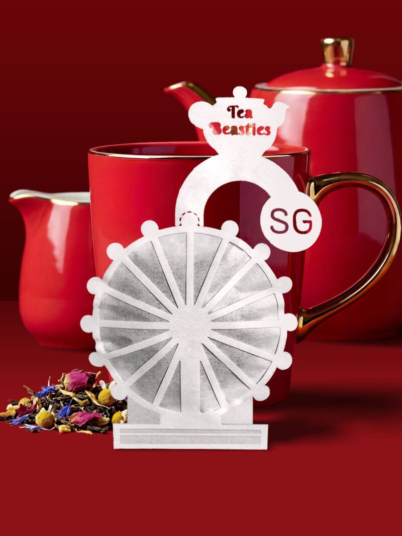 Alternative view of Singapore Flyer Shaped Handmade Tea Bag