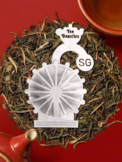 Singapore Flyer Shaped Handmade Tea Bag - Image 4