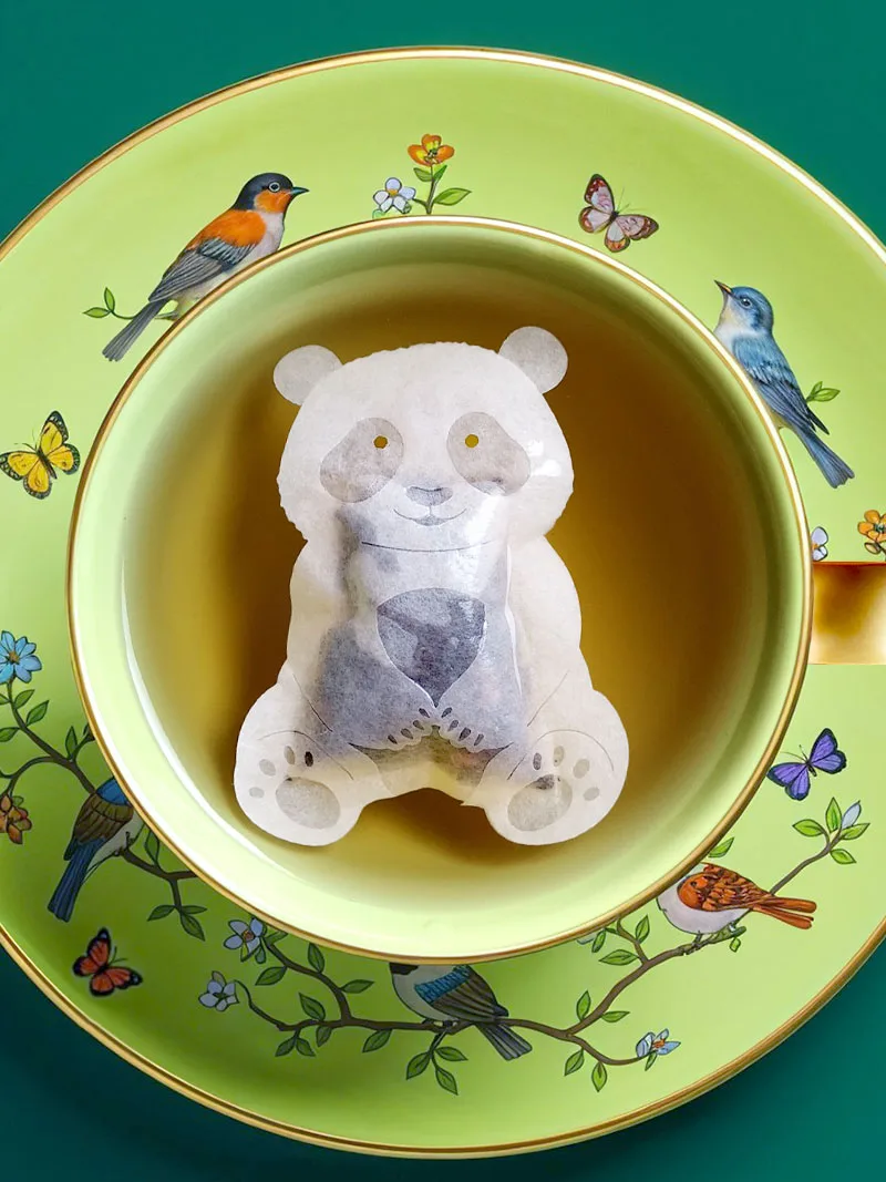 Alternative view of Panda Shaped Handmade Tea Bag