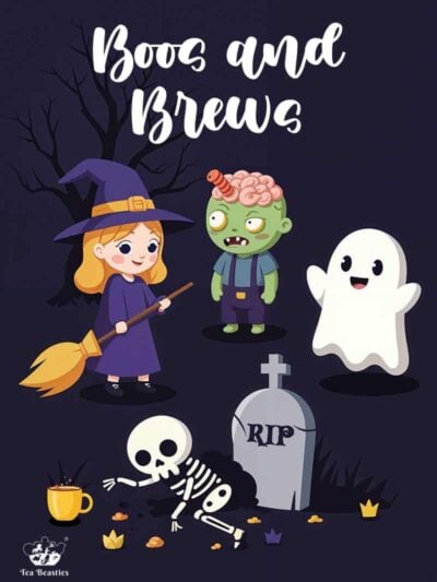 Boos And Brews Halloween Card