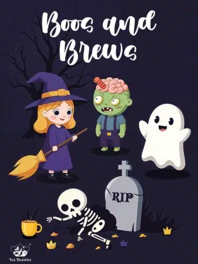 Boos And Brews Halloween Card