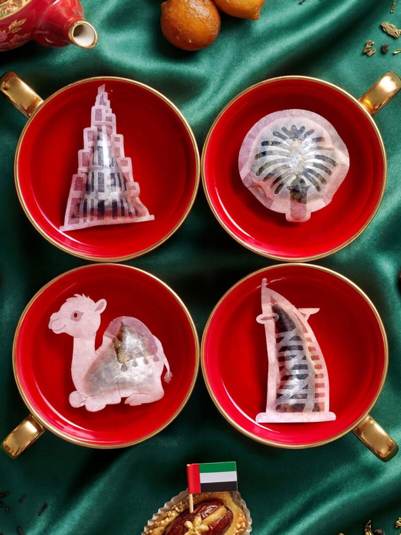 Win Victory Love UAE Dubai Tea Gift Set