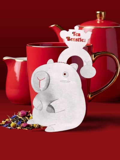 Alternative view of Capybara Shaped Handmade Custom Tea Bag