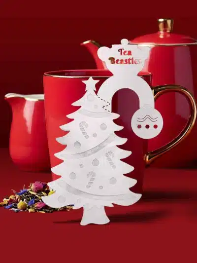 Alternative view of Christmas Tree Shaped Handmade Custom Tea Bag