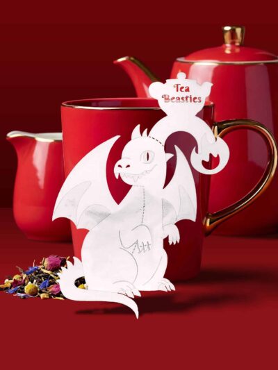Alternative view of Dragon Shaped Handmade Custom Tea Bag