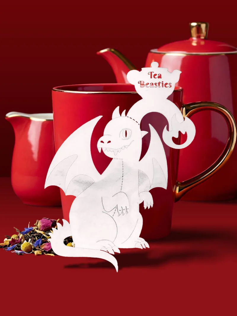 Alternative view of Dragon Shaped Handmade Custom Tea Bag