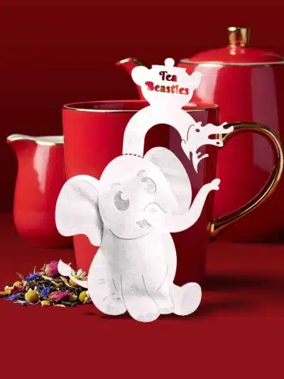 Alternative view of Elephant Shaped Handmade Custom Tea Bag