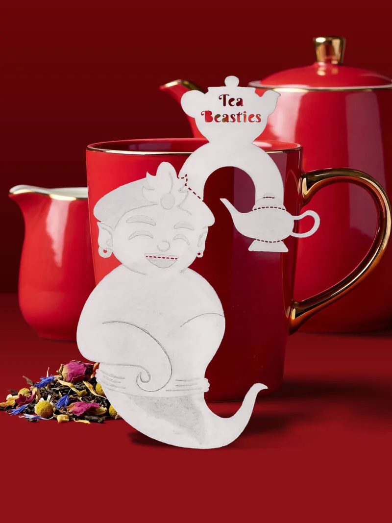 Alternative view of Genie Shaped Handmade Custom Tea Bag