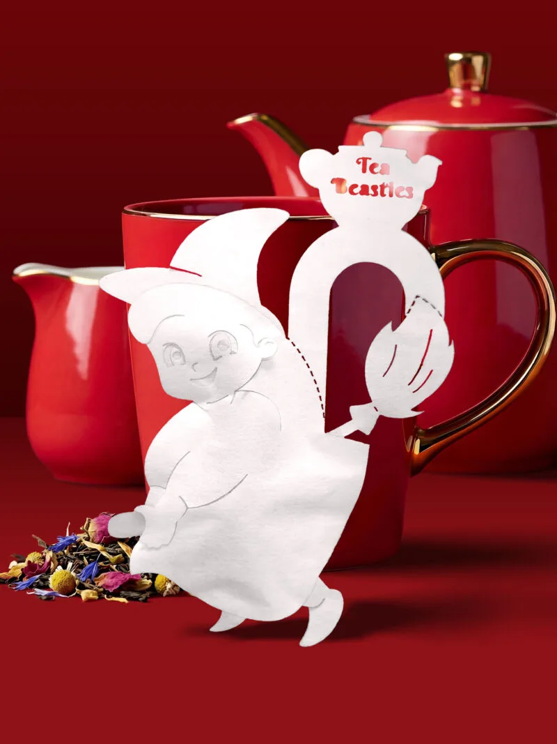 Alternative view of Halloween Witch Shaped Handmade Custom Tea Bag