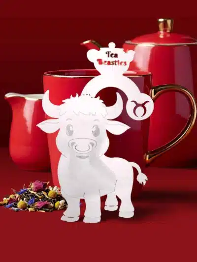 Alternative view of Horoscope Taurus Zodiac Handmade Custom Tea Bag