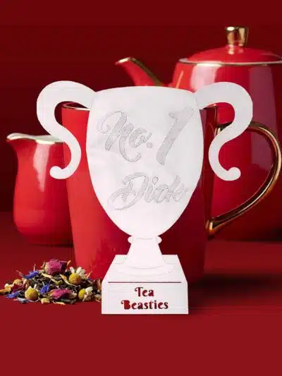 Alternative view of No.1 Dick Trophy Shaped Handmade Custom Tea Bag