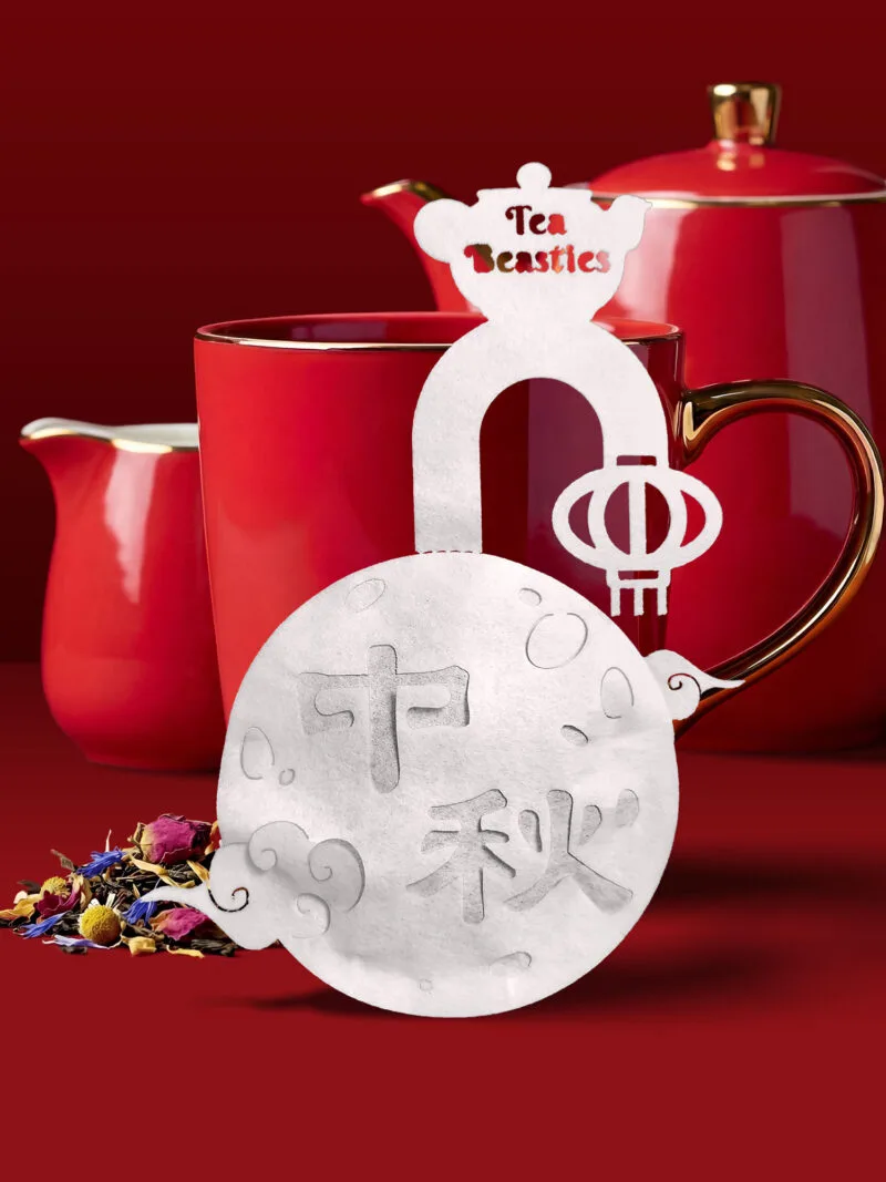 Alternative view of Mid Autumn 中秋 Full Moon Handmade Tea Bag