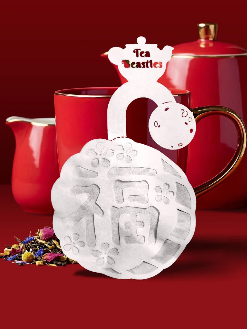 Alternative view of Mid Autumn Mooncake Shaped Handmade Tea Bag