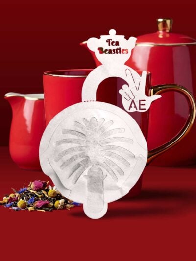 Alternative view of UAE Dubai Palm Jumeirah Shaped Handmade Tea Bag