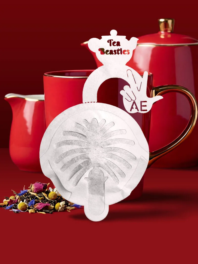 Alternative view of UAE Dubai Palm Jumeirah Shaped Handmade Tea Bag