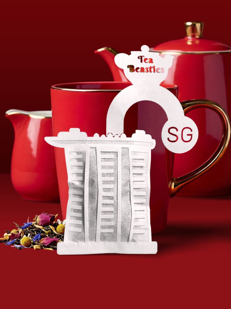 Alternative view of Singapore Marina Bay Sands Shaped Handmade Tea Bag