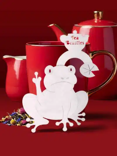 Alternative view of Fuck Off Frog Shaped Handmade Custom Tea Bag