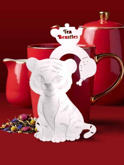 Alternative view of Tiger Shaped Handmade Tea Bag