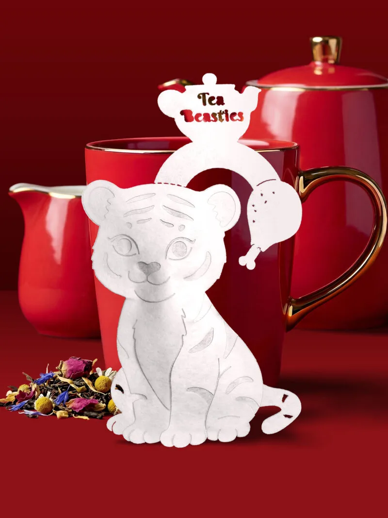Alternative view of Tiger Shaped Handmade Tea Bag