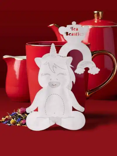 Alternative view of Unicorn Shaped Handmade Custom Tea Bag