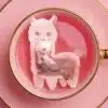 Alpaca Llama Shaped Handmade Custom Tea Bag