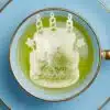 Happy Birthday Cake Shaped Handmade Custom Tea Bag