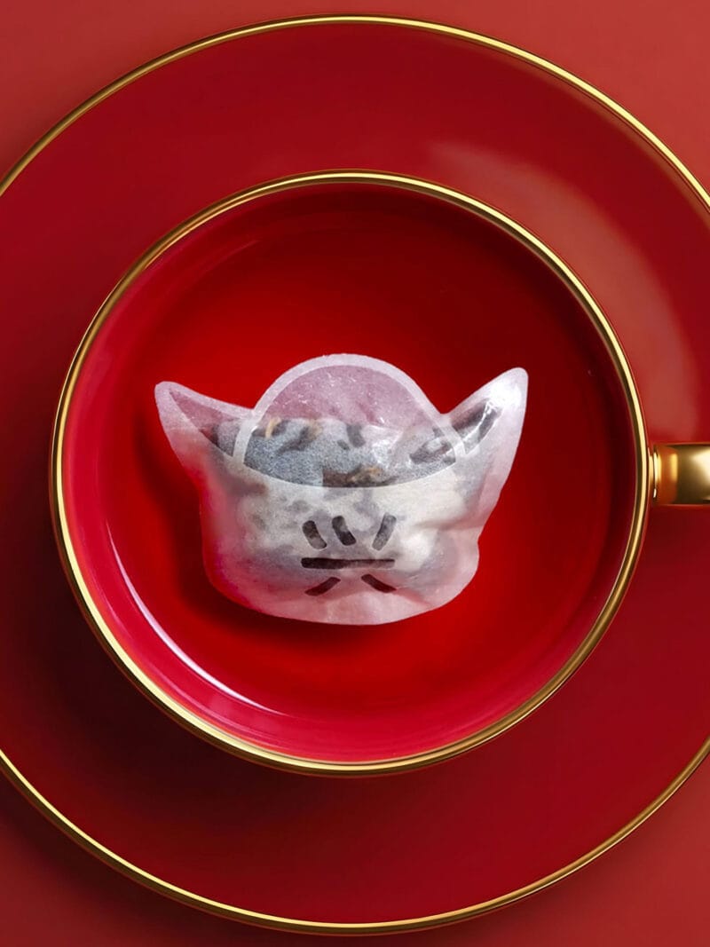 Auspicious Heng Ah 兴 Gold Ingot Handmade Tea Bag