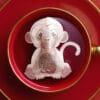 Chinese New Year Monkey Sign 猴年 Handmade Custom Tea Bag