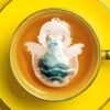 Easter Chick Shaped Handmade Custom Tea Bag