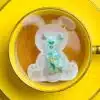 Easter Bunny Shaped Handmade Custom Tea Bag