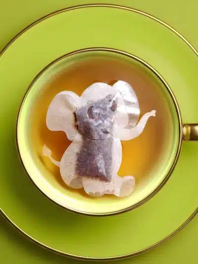 Elephant Shaped Handmade Custom Tea Bag