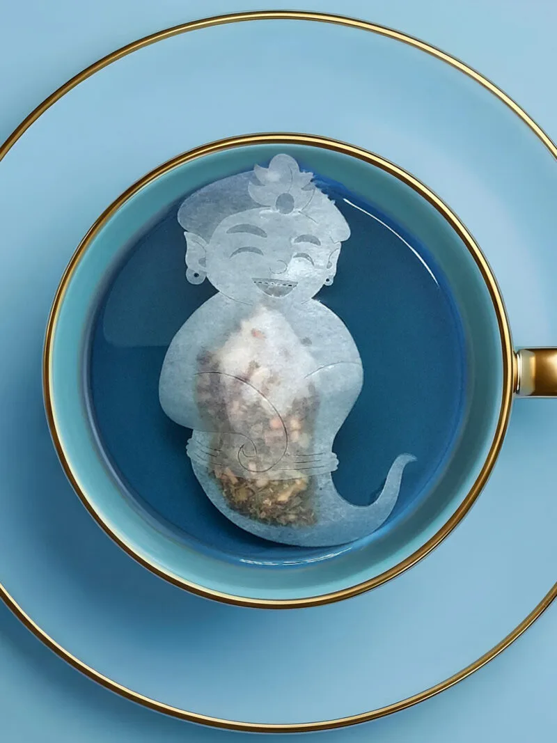 Genie Shaped Handmade Custom Tea Bag