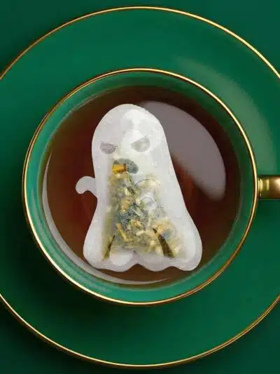 Halloween Ghost Shaped Handmade Custom Tea Bag