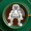 Halloween Skeleton Shaped Handmade Custom Tea Bag