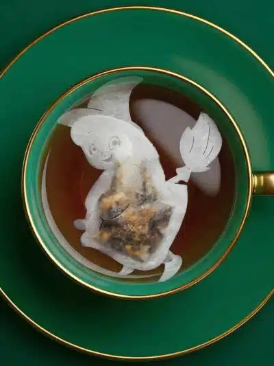 Halloween Witch Shaped Handmade Custom Tea Bag