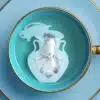 Horoscope Aquarius Zodiac Handmade Custom Tea Bag