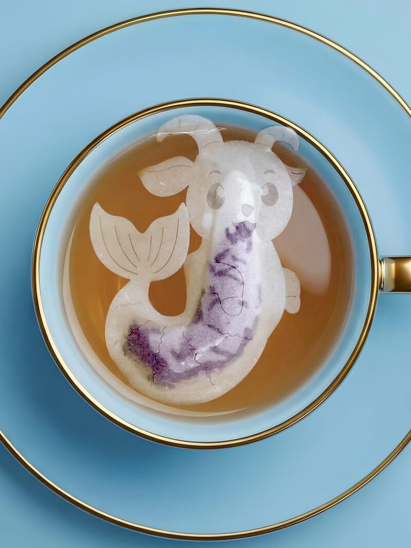 Horoscope Capricorn Zodiac Handmade Custom Tea Bag