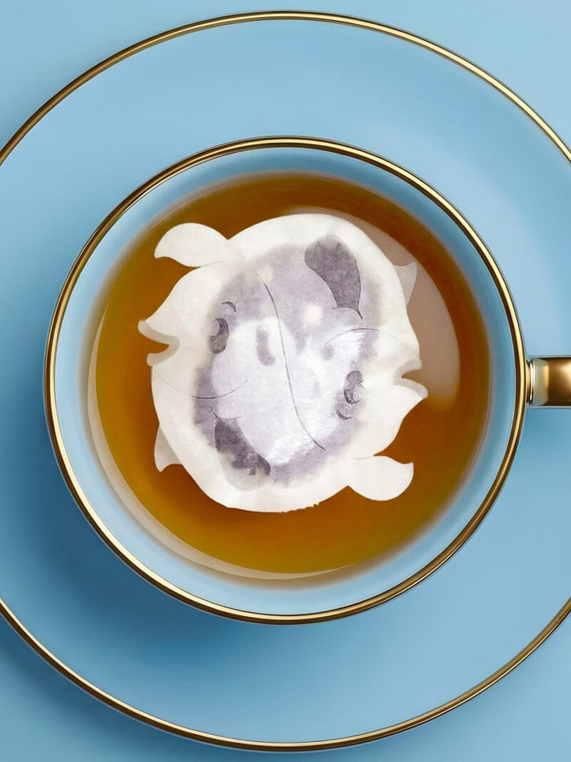 Horoscope Pisces Zodiac Handmade Custom Tea Bag