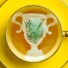 No.1 Dick Trophy Shaped Handmade Custom Tea Bag