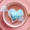 I Love You Heart Shaped Handmade Custom Tea Bag