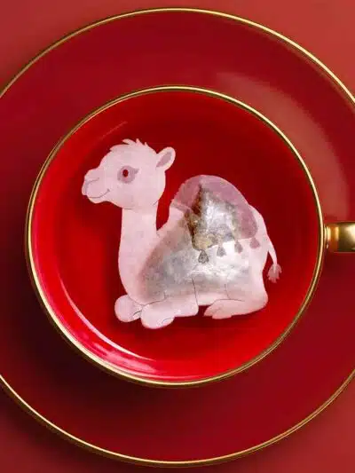UAE Dubai Camel Shaped Handmade Tea Bag