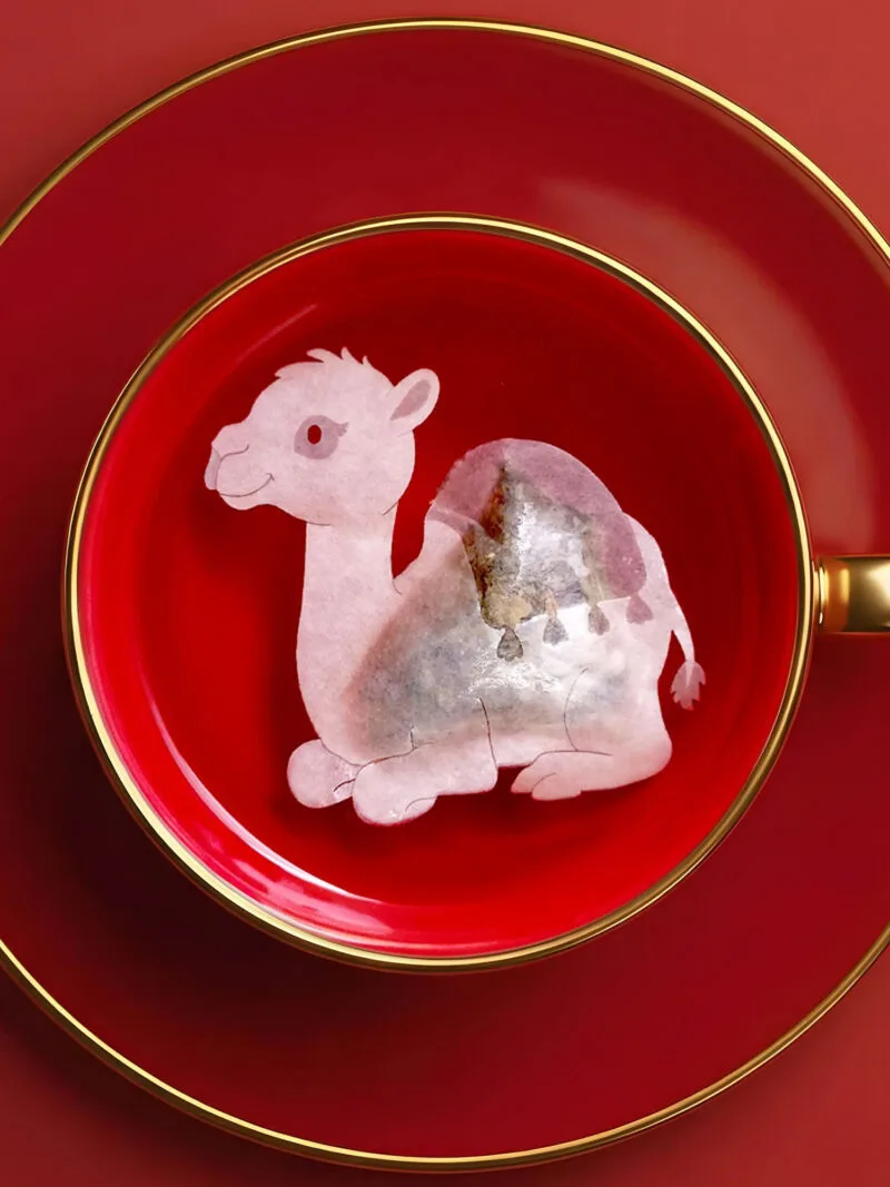 UAE Dubai Camel Shaped Handmade Tea Bag