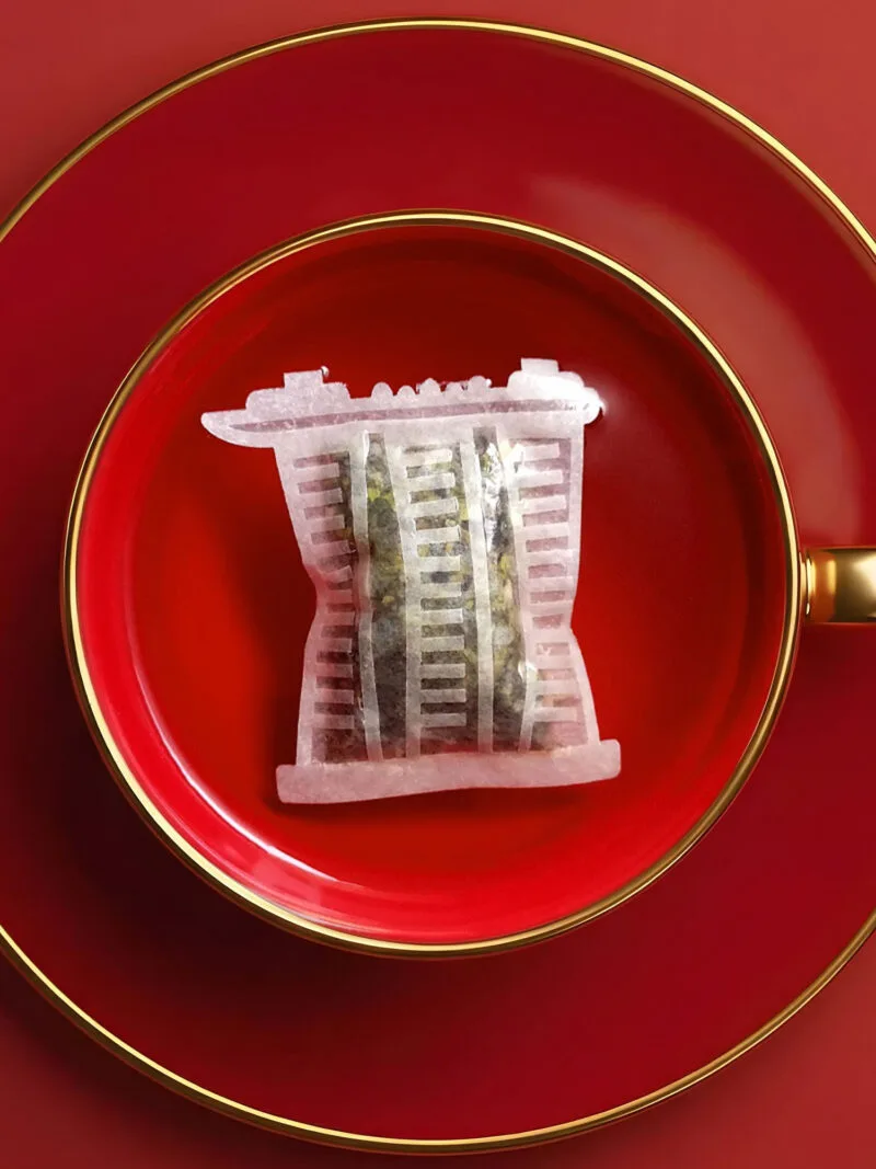 Singapore Marina Bay Sands Shaped Handmade Tea Bag